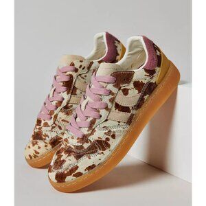 Coolway Women's Goal Animal Print Sneaker Color: Cow